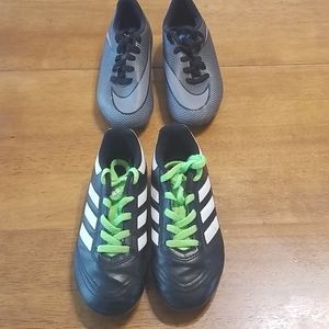 Pair of boys athletic cleats
